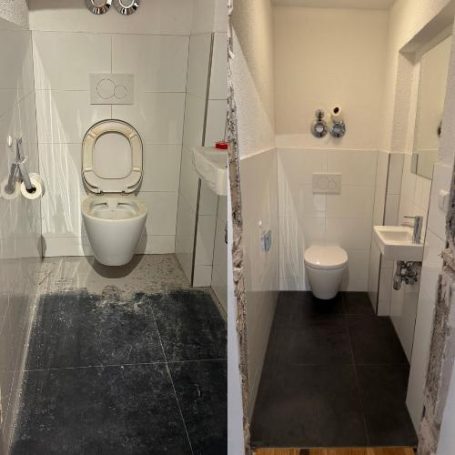 Bauschlussreinigung Vorher Nacher Cleantec Gebäudereinigung Kinzigtal